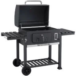 Tepro Holzkohlegrill »Grillwagen Toronto XXL«, BxTxH: 152x73x137cm, Mit 2 Grillrosten Und Pizzastein Vorrichtung