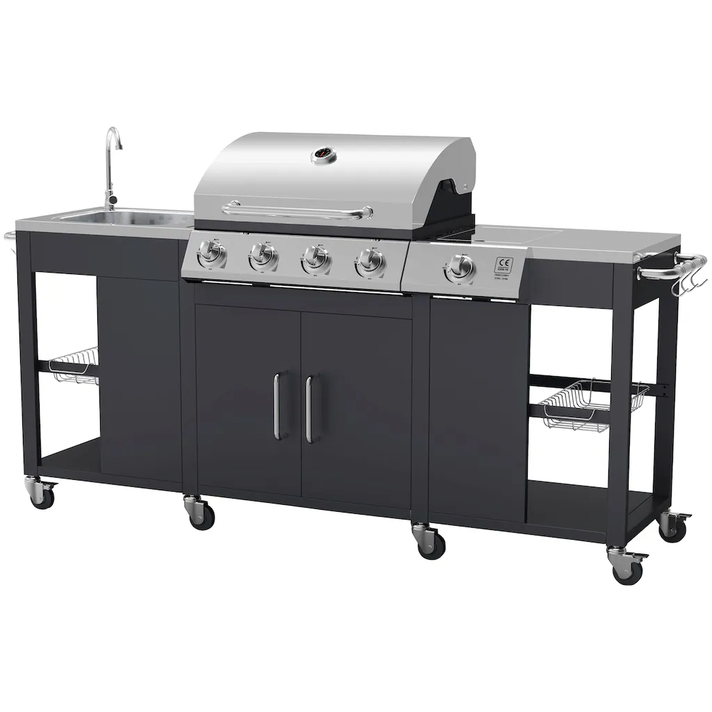Tepro Gasgrill »Grill-Küche Petersburg«, BxTxH: 198x59x112 Cm – Bild 2