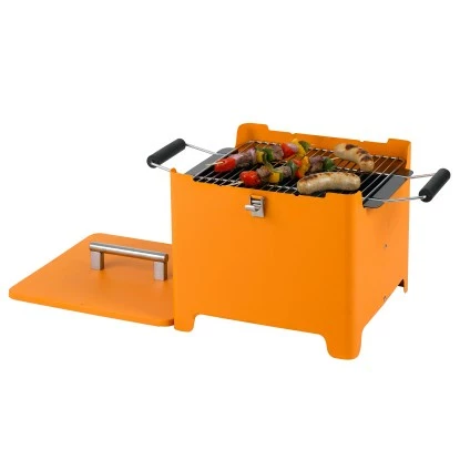 Tepro Holzkohlegrill Chill & Grill Cube Orange 31,5 X 31,5 Cm â Bild 3