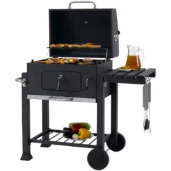 Tepro Holzkohlegrill »Grillwagen Toronto Click«, BxTxH: 115x67x107 Cm